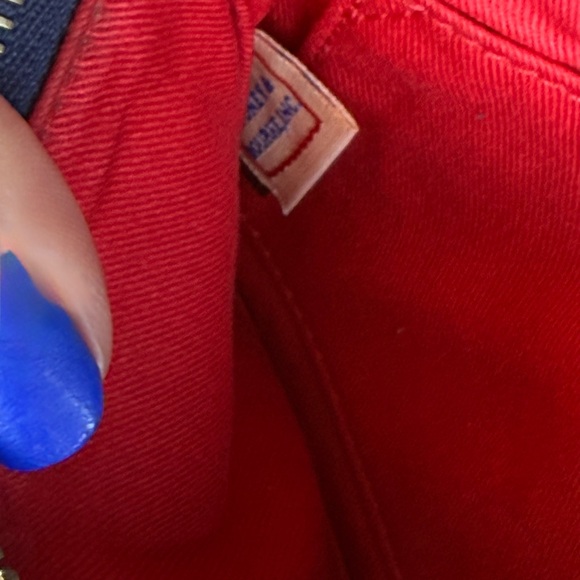 Dooney & Bourke Midnight Blue Pebble Grain Leather Wristlet - Picture 7 of 9